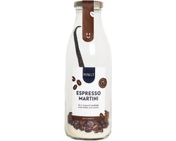 Pineut Cocktail - Fles - Espresso Martini - maak zelf je cocktail - DIY Esma - Cadeau voor haar - Maak het zelf lekker