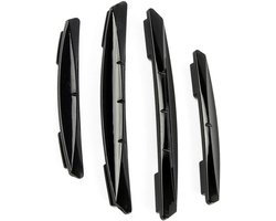 Autodeur beschermers - 4 Stuks - Deurbeschermers - Stootstrips - Auto Bumper Deur strips beschermers - Auto Accessoires - Krasbestendige Deurrandafdekking - Bumperhoekstickers - Bescherm je autodeur tegen krassen en stoten - Zwart