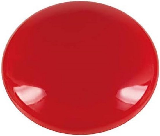 Magneet Sticker Rond Rood Zelfklevende Magneten 10 stuks Rond 25 mm Rood E-10810 00 | bol