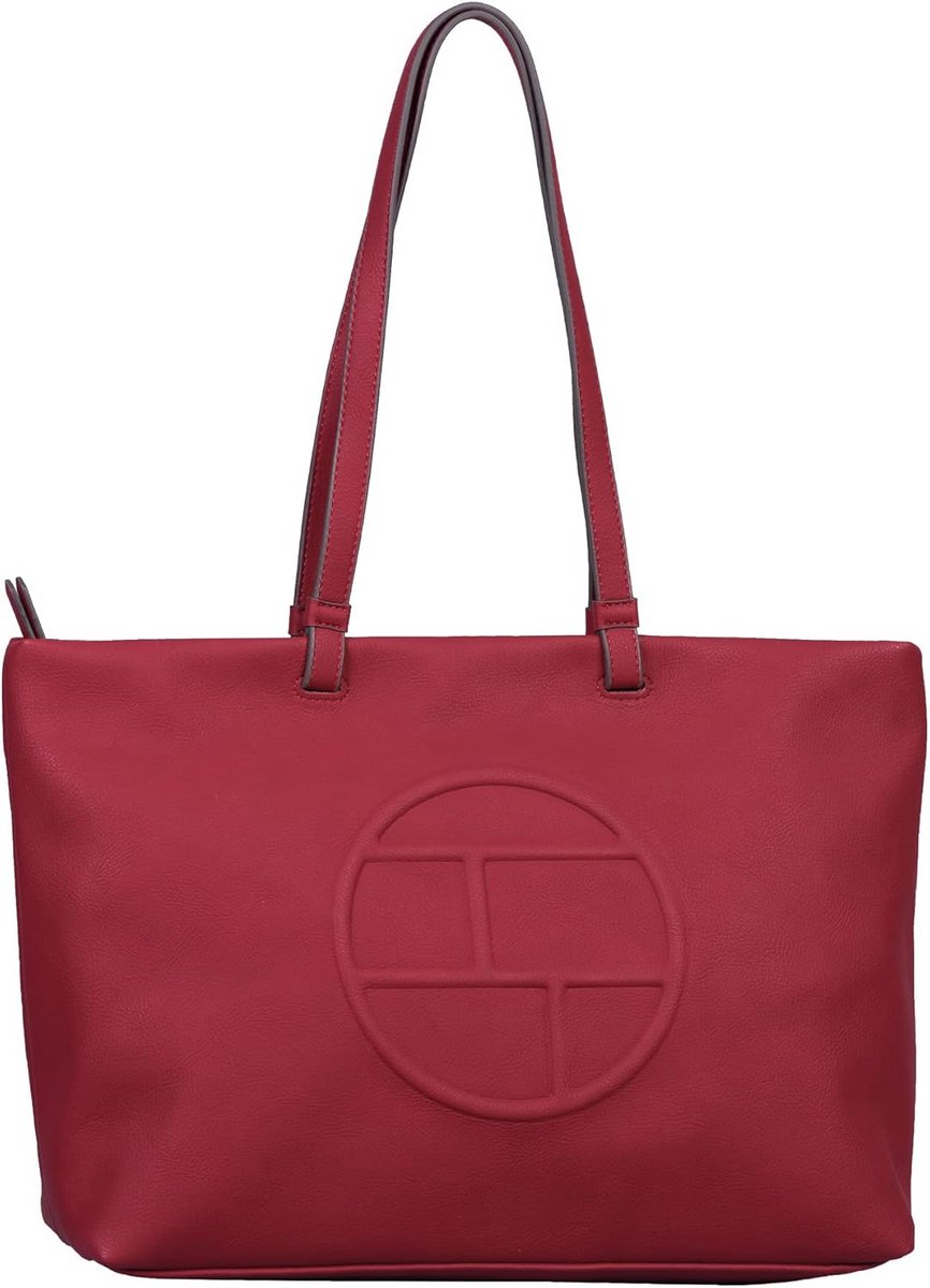 Rode Shopper met Rits Sluiting - Handtas voor elke Gelegenheid