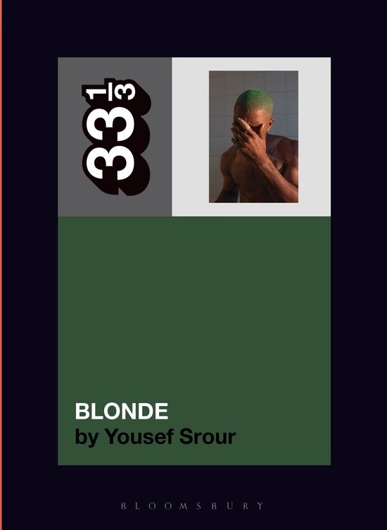 Boek 'Blonde' van Yousef Srour met afbeelding van Frank Ocean met groen haar.