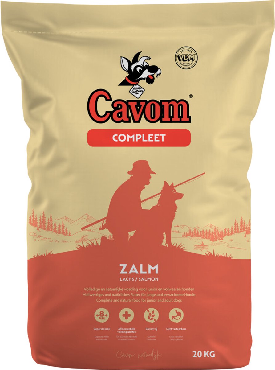 Cavom Cavom compleet Zalm - geperste brokken - 20kg