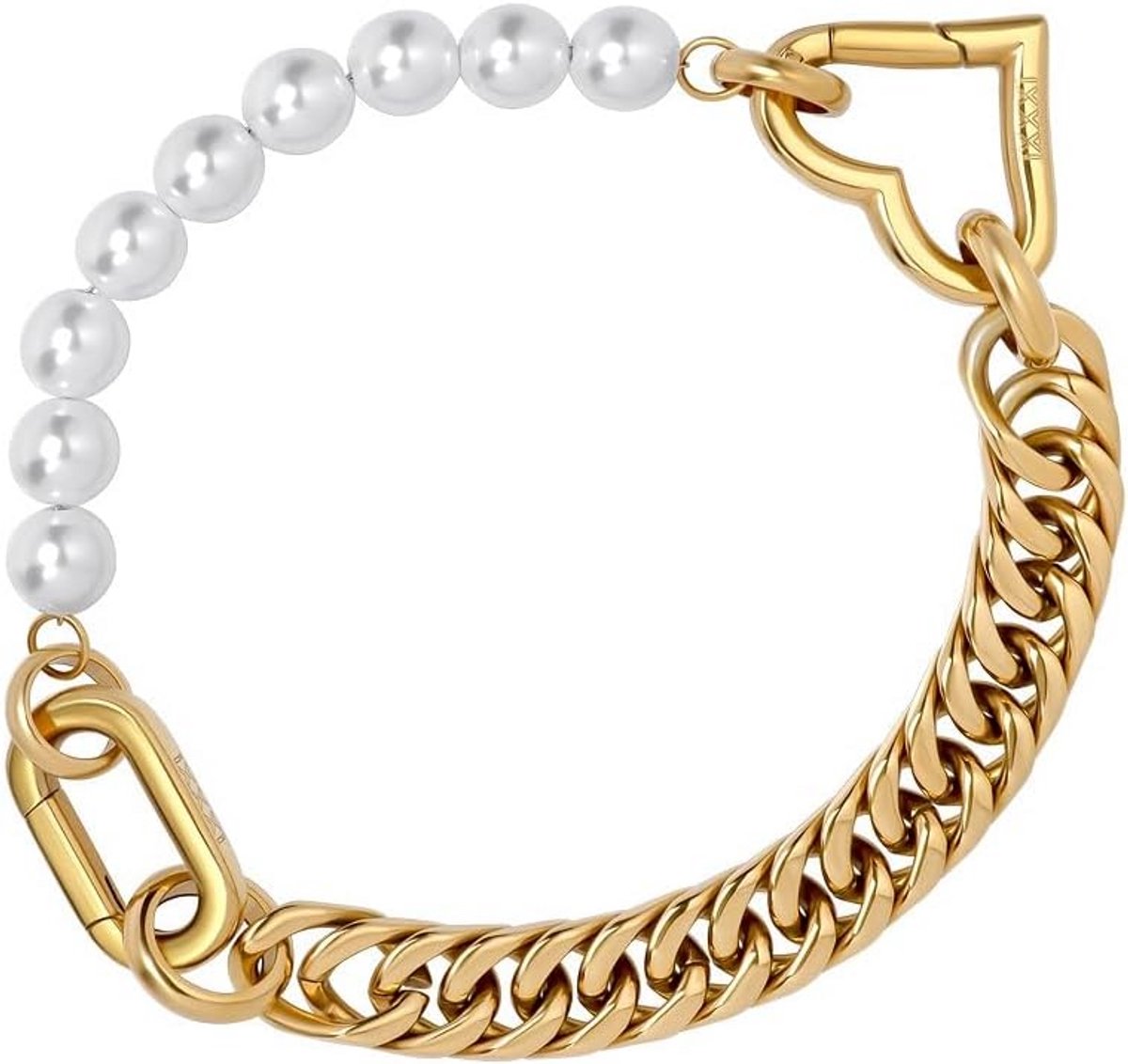 iXXXi Connect Christal dames armband in roestvrij staal