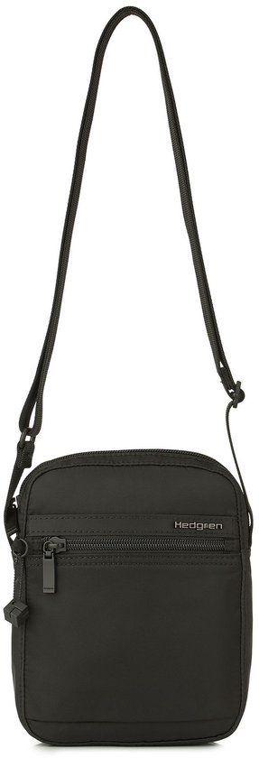 Hedgren RUSH – Mini sac bandoulière vertical avec protection RFID – Déperlant – Léger – Noir