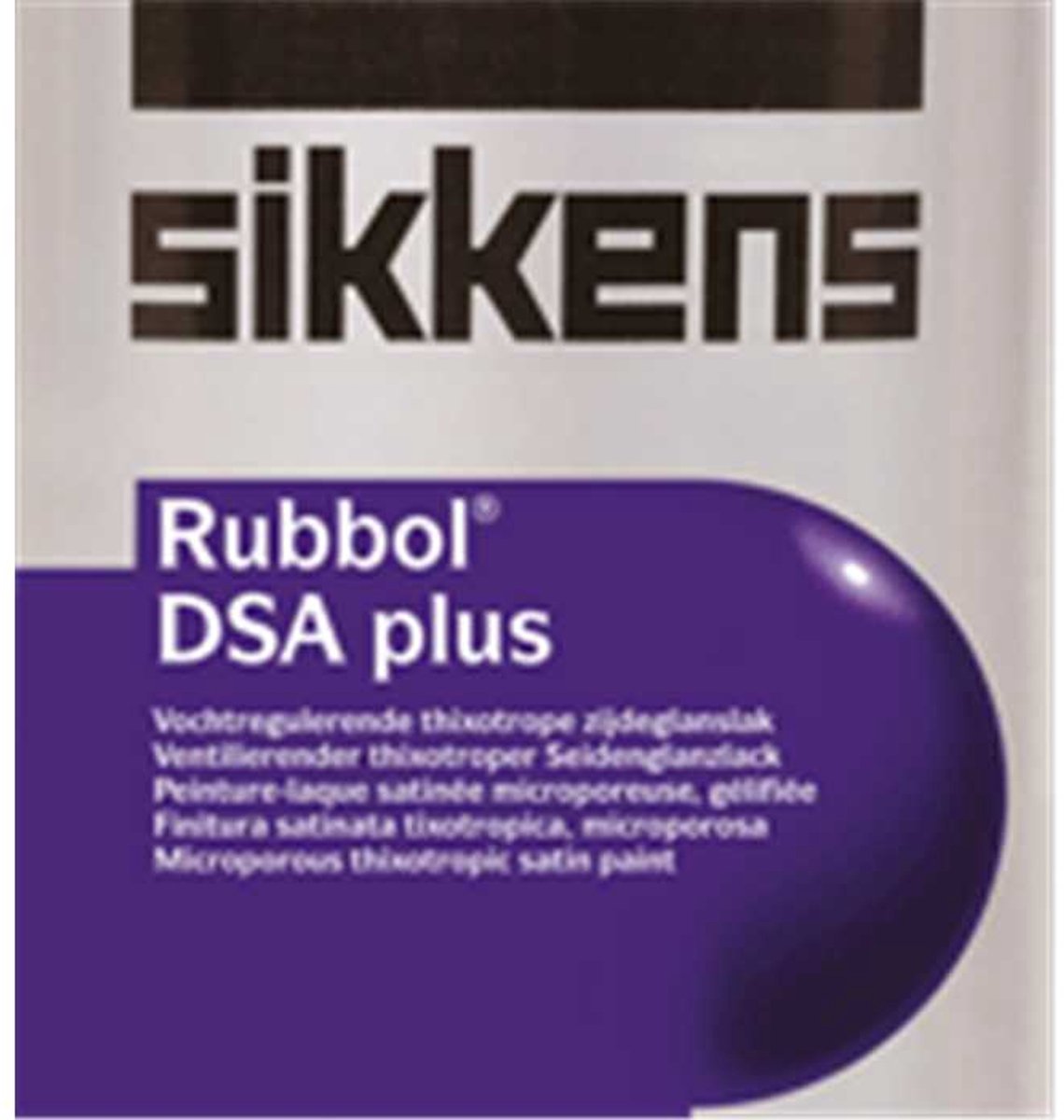 Sikkens Rubbol DSA PLUS - Vochtregulerende solventgedragen zijdeglans lak voor hout - 2.50 L - RAL 9010 Pure White ( gebrokenwit)