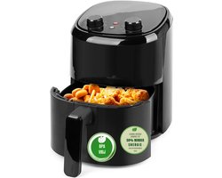 RVV® Mini airfryer - Airfryer - Airfryer klein - Zwart - 28cm x 22cm x 29cm