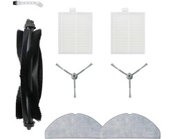 8 stuks robotstofzuiger accessoires - Geschikt voor Eufy G50 Hybrid (SES) - L60 Hybrid (SES) - L60 - L60 SES - L50 - L50 SES - Onderdelen - voor robotstofzuiger - met reinigingsborstel - Vervangingsonderdelen