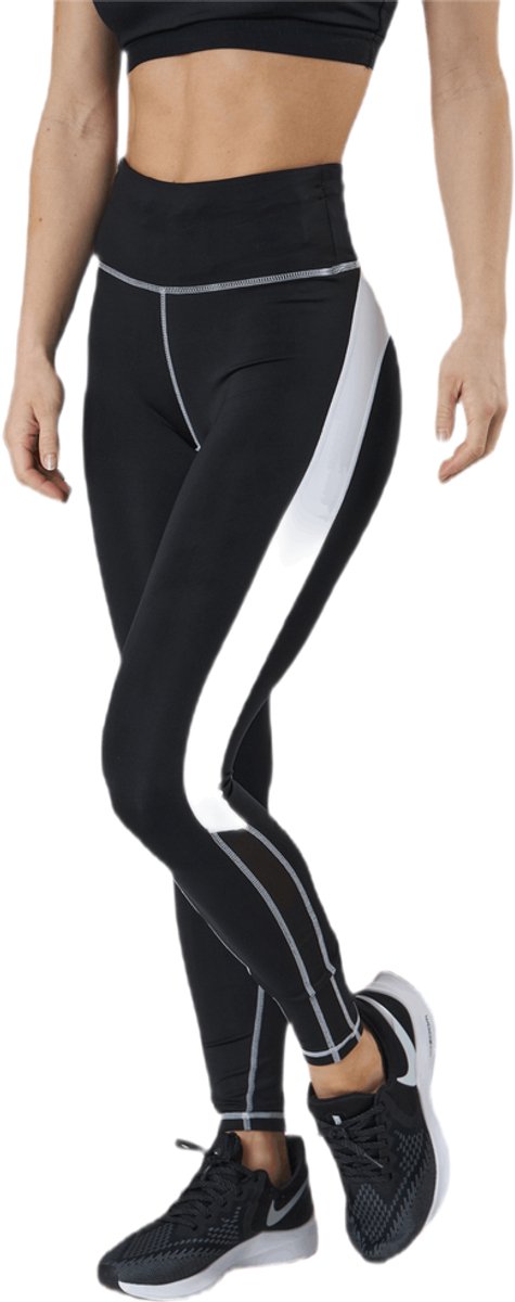 Björn Borg - Dames - STHLM High Waist Mesh Leggings - Multicolour/Wit/Zwart - Maat 36 van Merkloos — afbeelding 2