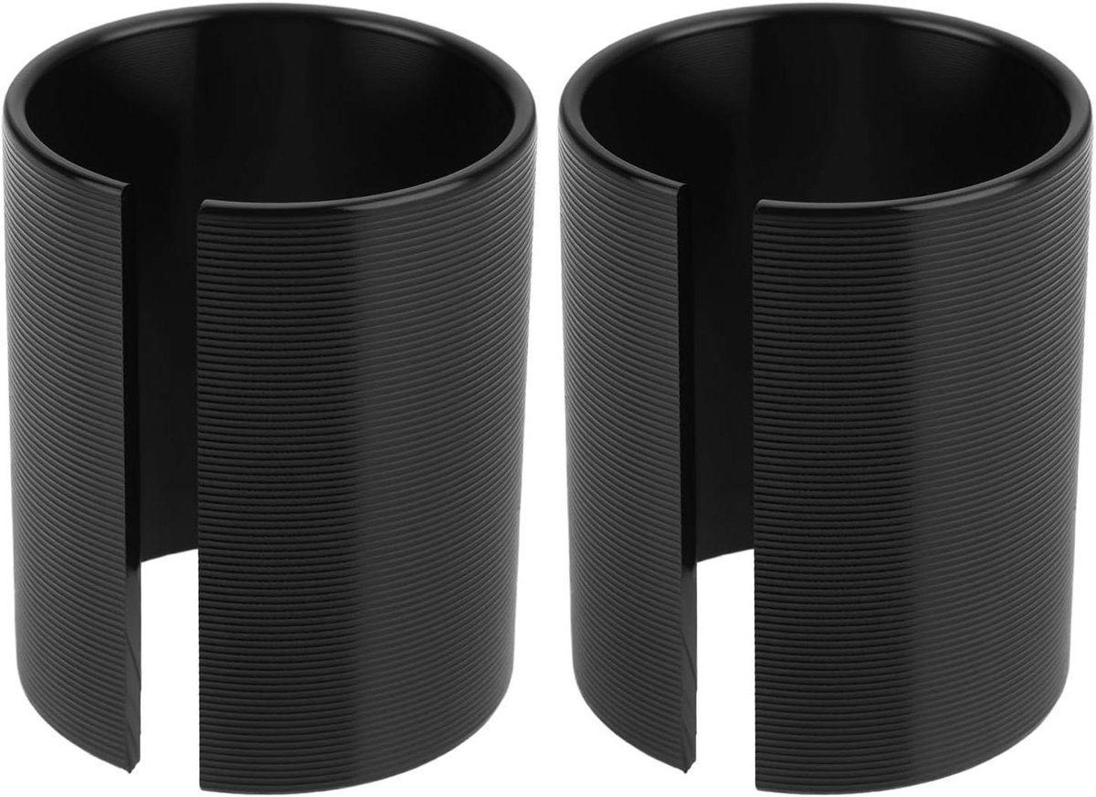 Ronte - Aluminium Draadloze Adapter voor Fiets Upgrades, Set van 2 - 1-1/8" naar 1" Stuurbuis Reducer, 28.6mm tot 25.4mm