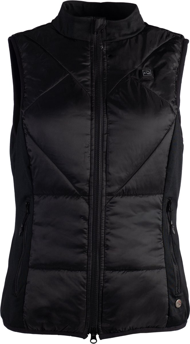 Heating vest -Slimline- Zeer aansluitende bodywarmer Blauw maat S (ideaal onder een jas)