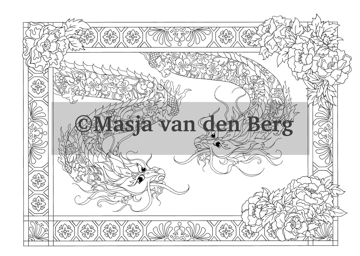 Masja van den Berg - Mijn wonderlijke wereld THE BEST OF - kleurboek - kleuren voor volwassenen -dieren — afbeelding 3