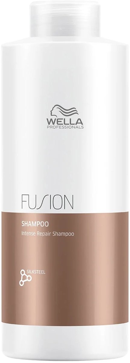 Wella Fusion Shampoo 1000ml - Normale shampoo vrouwen - Voor Alle haartypes