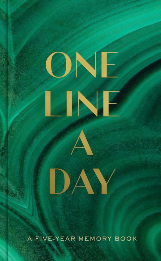 Malachite Green One Line a Day - Dagboek voor 5 jaar - A Five-Year Memory Book