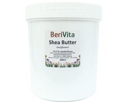 Shea Butter Geraffineerd 1000ml Pot - Pure Shea Boter - Refined Sheabutter Shea Butter Puur Liter Pot - Huid en Haar Butter - 1000ml Ongeraffineerde en Onbewerkte Sheabutter - Shea Boter ± 1kg