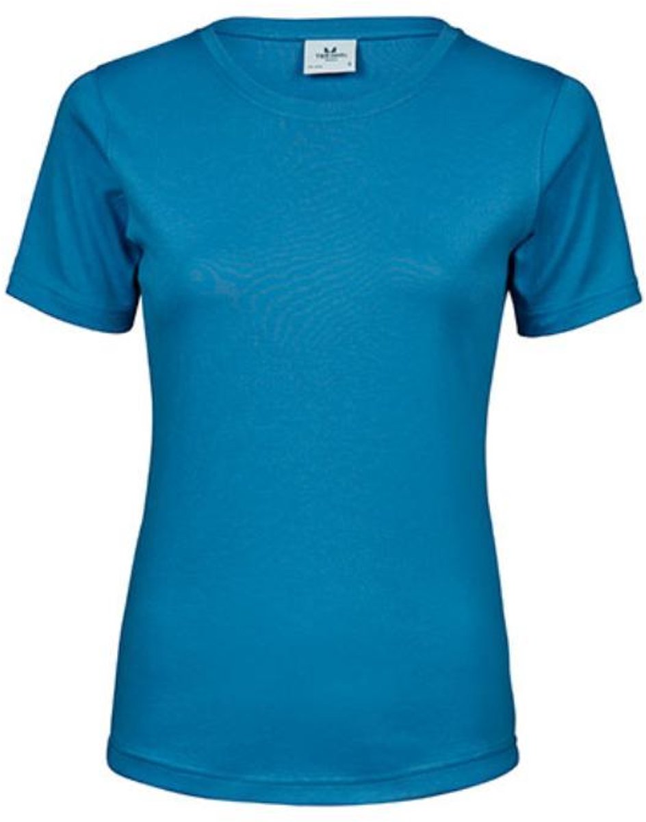 Tee Jays - Dames Interlock T-shirt - Ocean Blue maat L