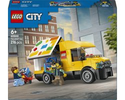 foto van LEGO® City: De LEGO Bestelwagen - Bouw- en Speelset voor Autofans Vanaf 6 Jaar - Met 2 Minifiguren - 60500