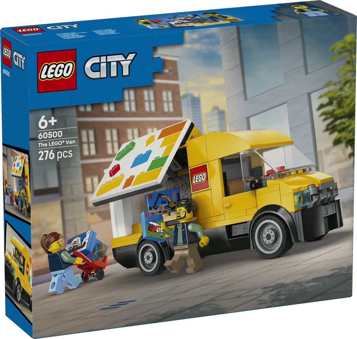 LEGO® City: De LEGO Bestelwagen - Bouw- en Speelset voor Autofans Vanaf 6 Jaar - Met 2 Minifiguren - 60500 — afbeelding 16