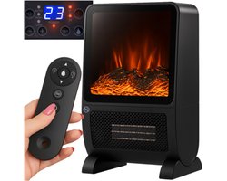 MOZY® - Elektrische Openhaard - met Verwarming - 26 tot 38 °C - 2000W - Afstandsbediening - 3 Standen - Energiezuinig verwarmen zonder gas - Luchtverwarmer - Open Haard - Overhittingsbeveiliging - Sfeerhaard - Luchtverwarming - Elektrische Kachel