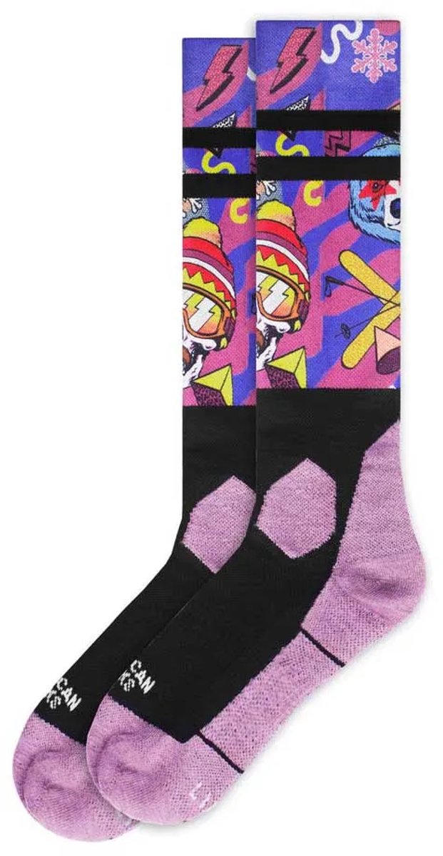 American Socks Retro Blizzard Sokken Veelkleurig Blauw