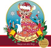 Masja van den Berg - Masja's Merry Christmas - Kerst - kleurboek - kleuren op nummer voor volwassenen