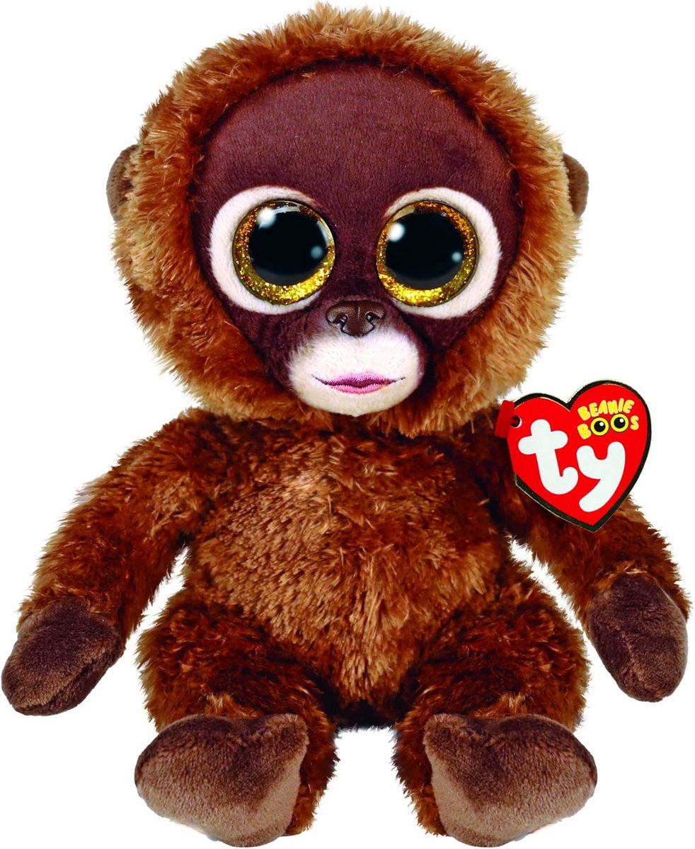 Schattige Beanie Boo Aapje - 15 cm Pluche Speelgoed