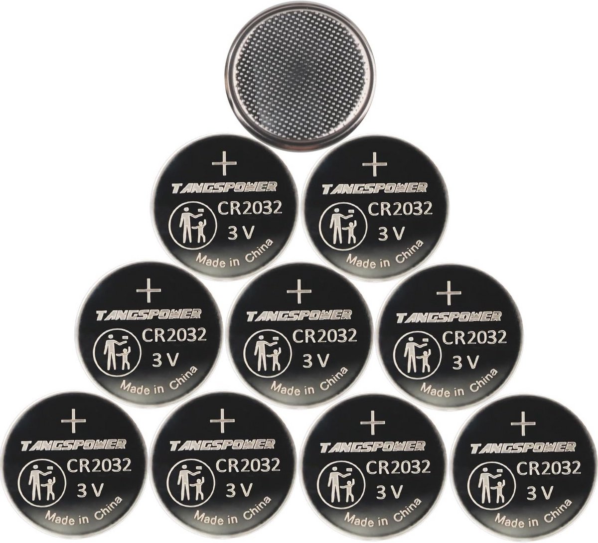 CR2032 Lithium Knoopcel 10-pack - Lange Levensduur en Betrouwbare Stroomvoorziening