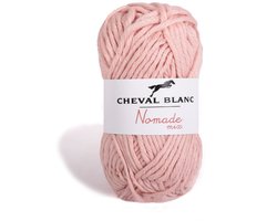 3 bollen Nomade roze (289) - dikker mix katoen en acrylgaren - pendikte 5 a 5,5 - breigaren - haakgaren