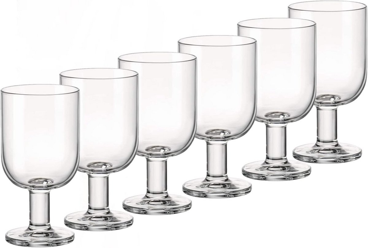 Set van 6 glazen Goblet 34,5 cl – Perfect voor elke gelegenheid