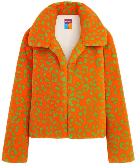 Fjesta© Kruikenstad jasje - Bontjas - Panterprint - Dames - Maat M