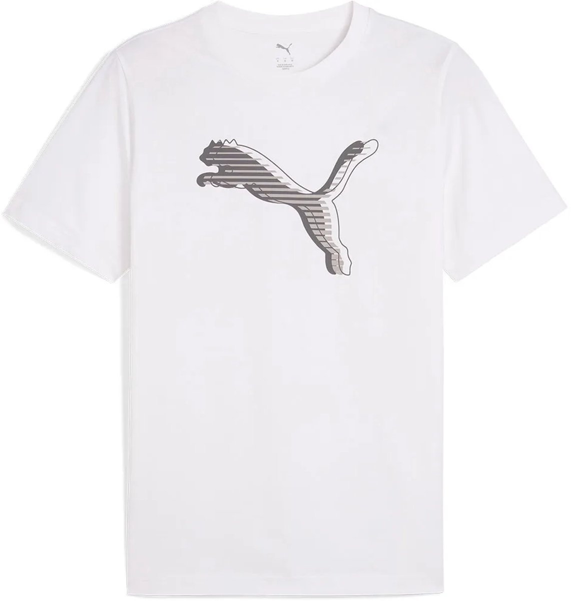 Puma Graphics Cat Logo T-shirt Met Korte Mouwen M Wit
