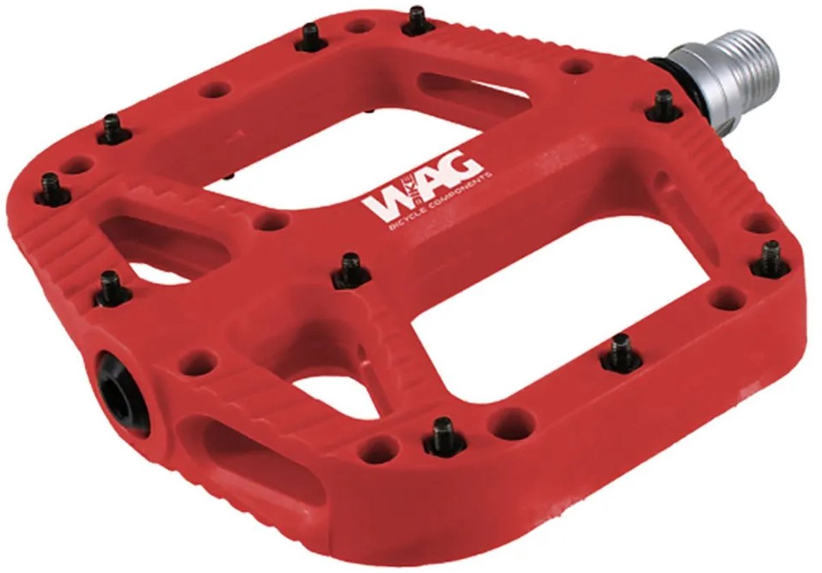 Wag Resina 9/16 Pedalen Rood