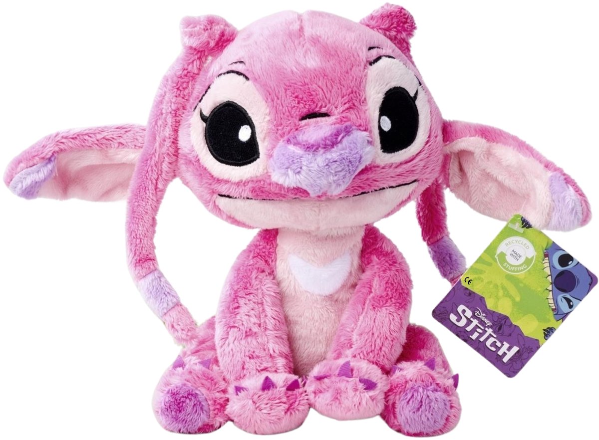 Disney - Lilo & Stitch - Angel - 25 cm - Pluche - Roze - Alle leeftijden - Knuffel — afbeelding 10