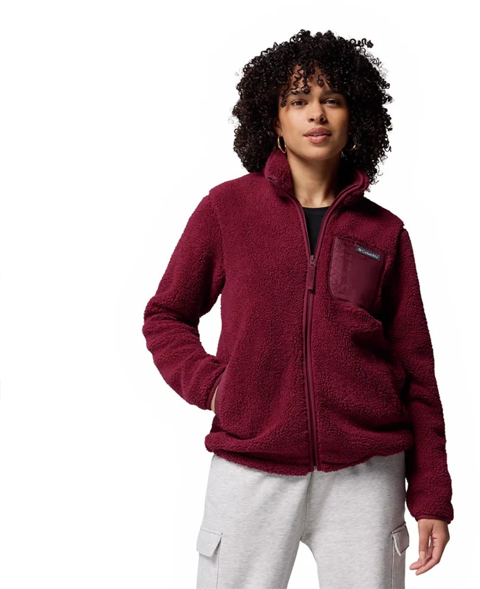 Columbia West Bend™ Ii Fleece Met Volledige Rits Vrouw Rich Wine