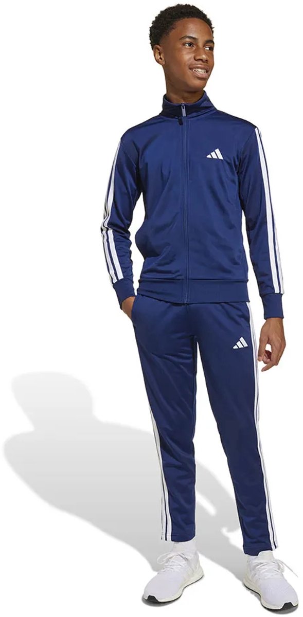 Adidas Essentials 3 Stripes Climacool Trainingspak 15-16 Years Kinderen Blauw