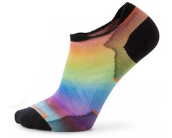 Hardloopsok Smartwool Unisex Run Zero Cushion Pride Rainbow Print Low Ankle Socks Multi Color-S