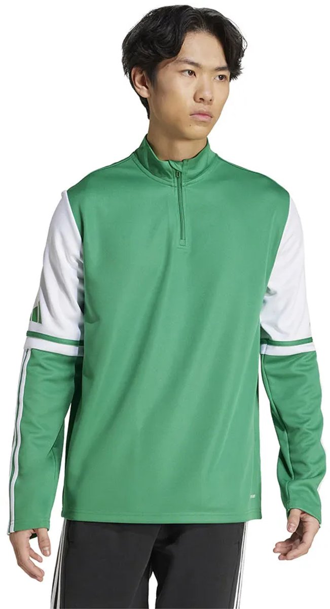 Adidas Squadra 25 Training Sweatshirt Met Halve Rits Regular Man Groen