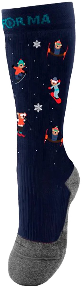 Enforma Socks Masella Lange Sokken Jongens Meisjes Marineblauw