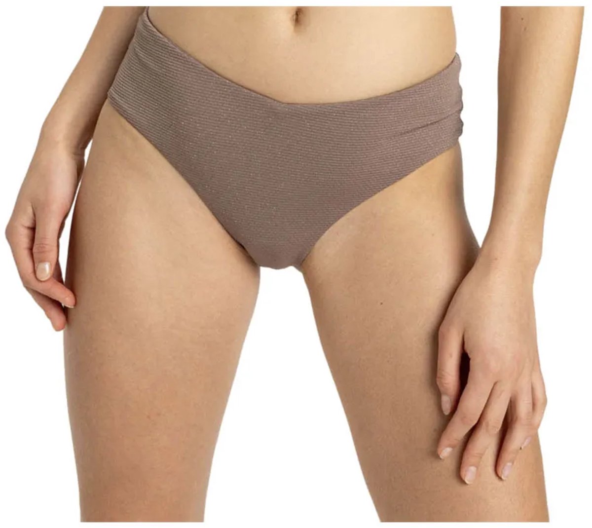 Roxy Lasca Klassiek bikinibroekje Bottom Deep Taupe Bruin