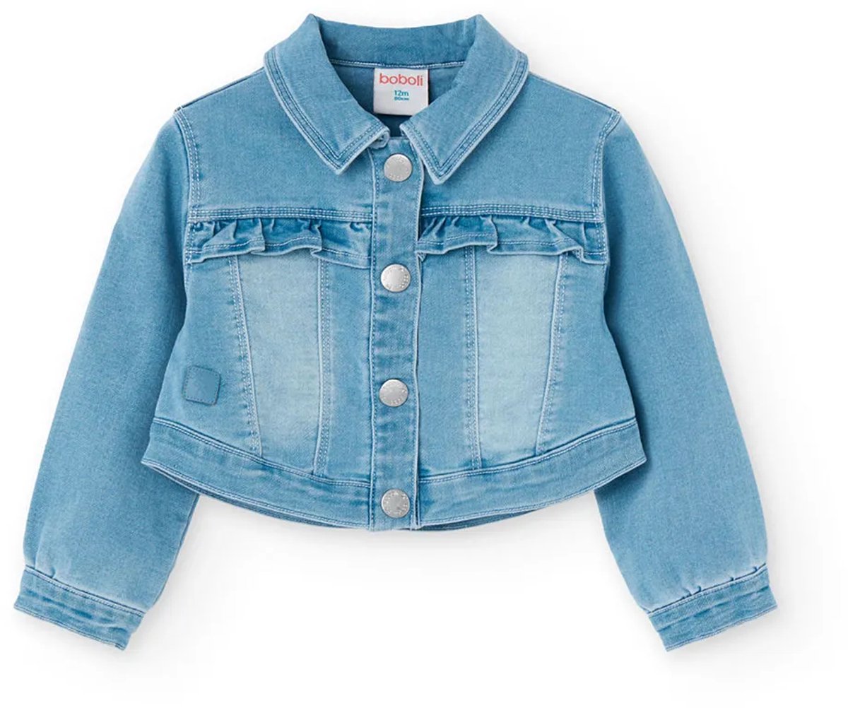Boboli Knit Jas 6 Years Meisjes Bleach Wash