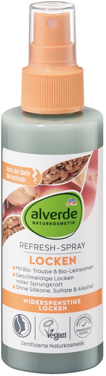 Alverde NATURKOSMETIK Locken Refresh-spray 150ml