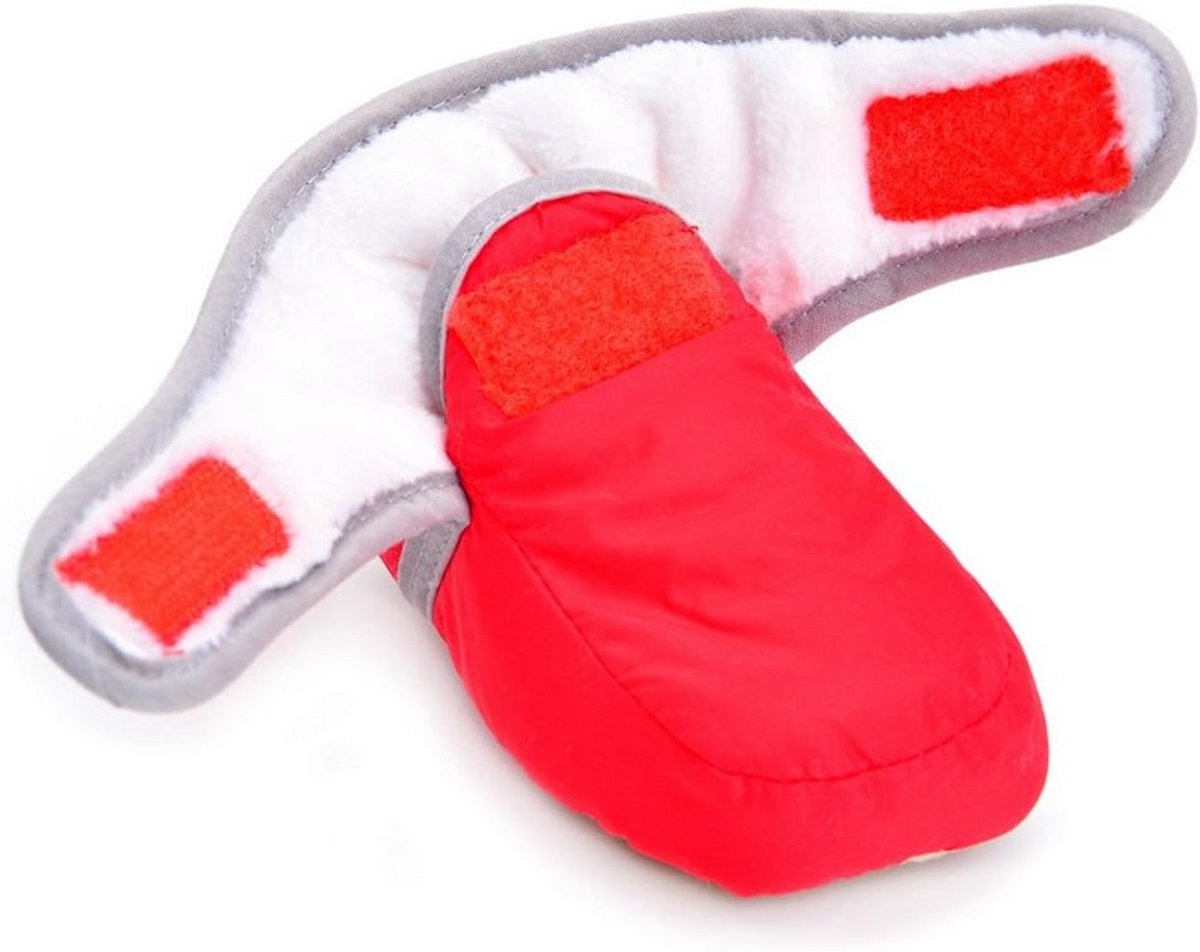 Warme Winter Laarzen voor Baby's - Rood, 12-18 Maanden