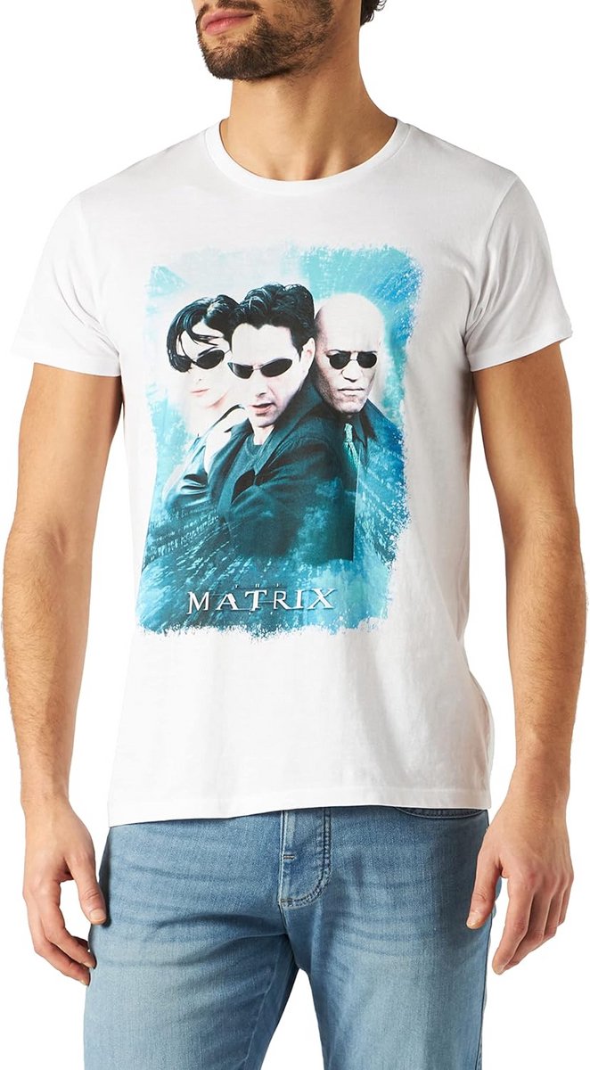 Heren T-Shirt met Matrix Design