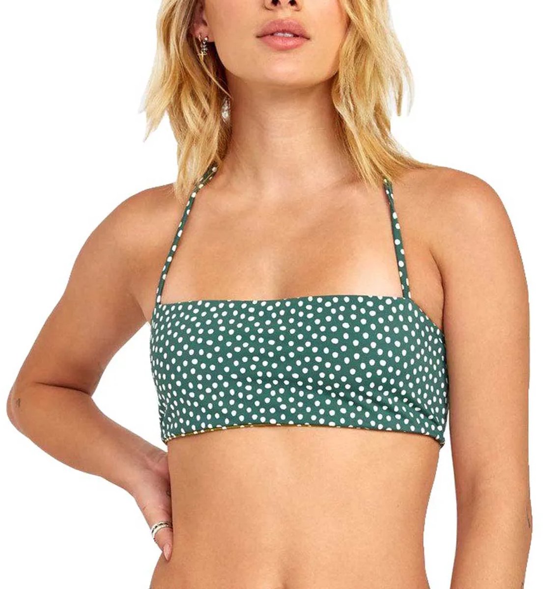 Rvca Axis Revo Tie Bikinitop Groen XS Vrouw