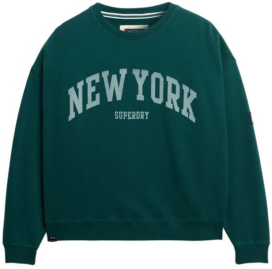 Pull oversize à col ras du cou pour femme Superdry ATHLETIC