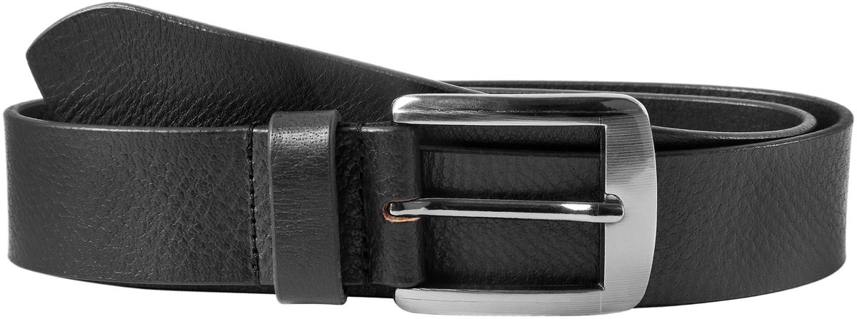Leonardo Verrelli Leonardo Verrelli unisex riem LV0148 hoogwaardig echt leer, zwart, tweedehands, 90 cm - 140 cm