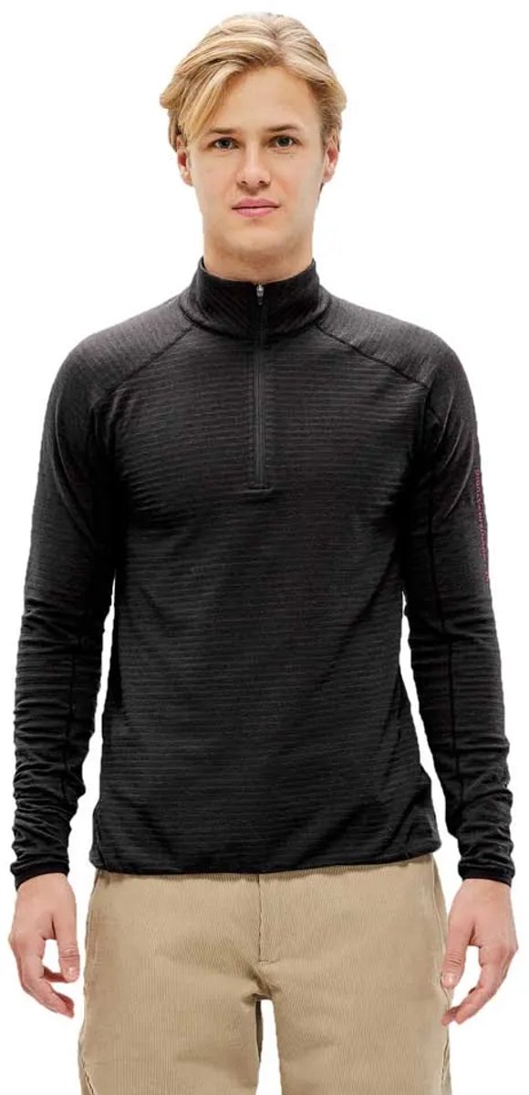 The Mountain Studio Light Tech Fleece Met Halve Rits Zwart XL Man