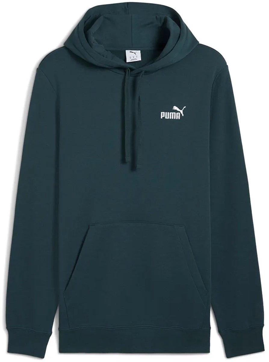 Puma Ess Small No 1 Logo Hoodie S Man Groen