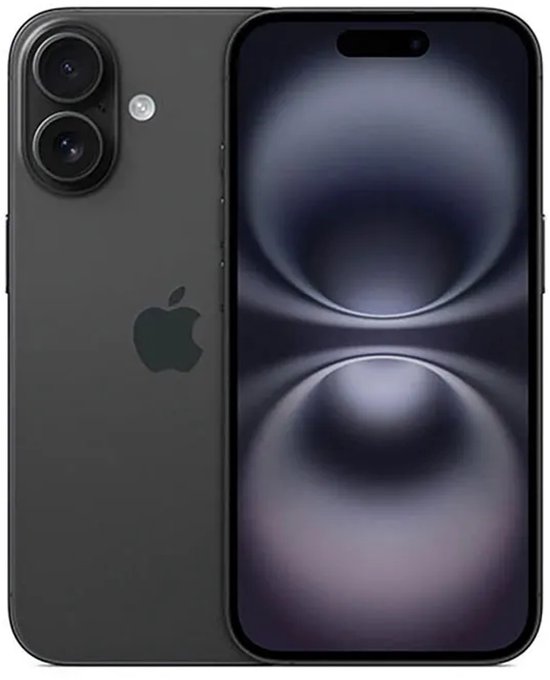 Apple iPhone 16 - 128GB - Zwart