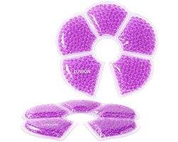 Luvion ® 2 in 1 Borstcompressen - Warm/Koud - 2 - Makkelijk wasbare zoogcompressen - Stimuleert Stuwing & Melktoevoer - Verzacht pijn & zwelling - 2 stuks