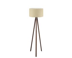Asir - Vloerlamp - Beige - 21 x 38 x 140 cm